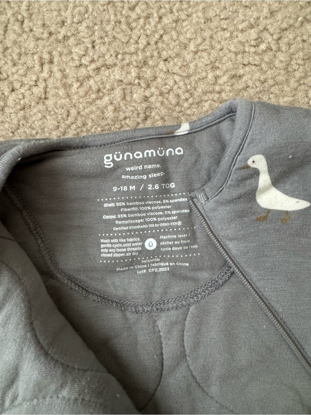 GUNAMUNA transitional sleep sack - Picture 2 of 2
